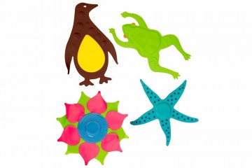 19984 duikfiguur bloem kikker ster