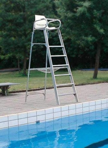 32060 badmeesterstoel aluminium