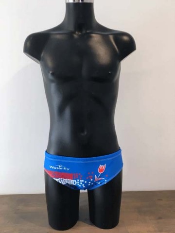 41106 waterpolobroek fantasy tulip
