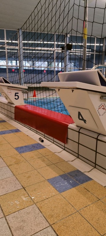 43515 2 mtr markering waterpolo