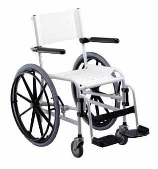 82421 douchestoel zelfrijder zs staal gecoat