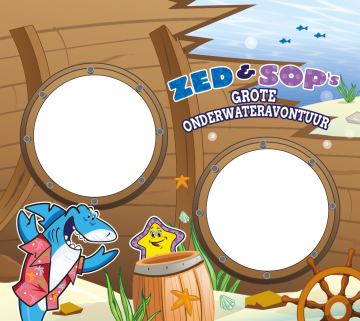 Doorzwemmat zed en sop 2 gaten op verschillende hoogtes 0