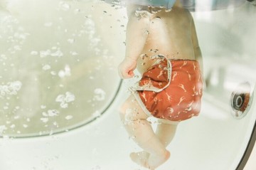 Duurzame zwemluier savanna achter 0