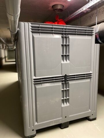 Opslagbak 120x120x158cm