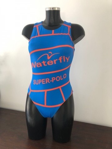 Superpolo waterpolo badpak met rits